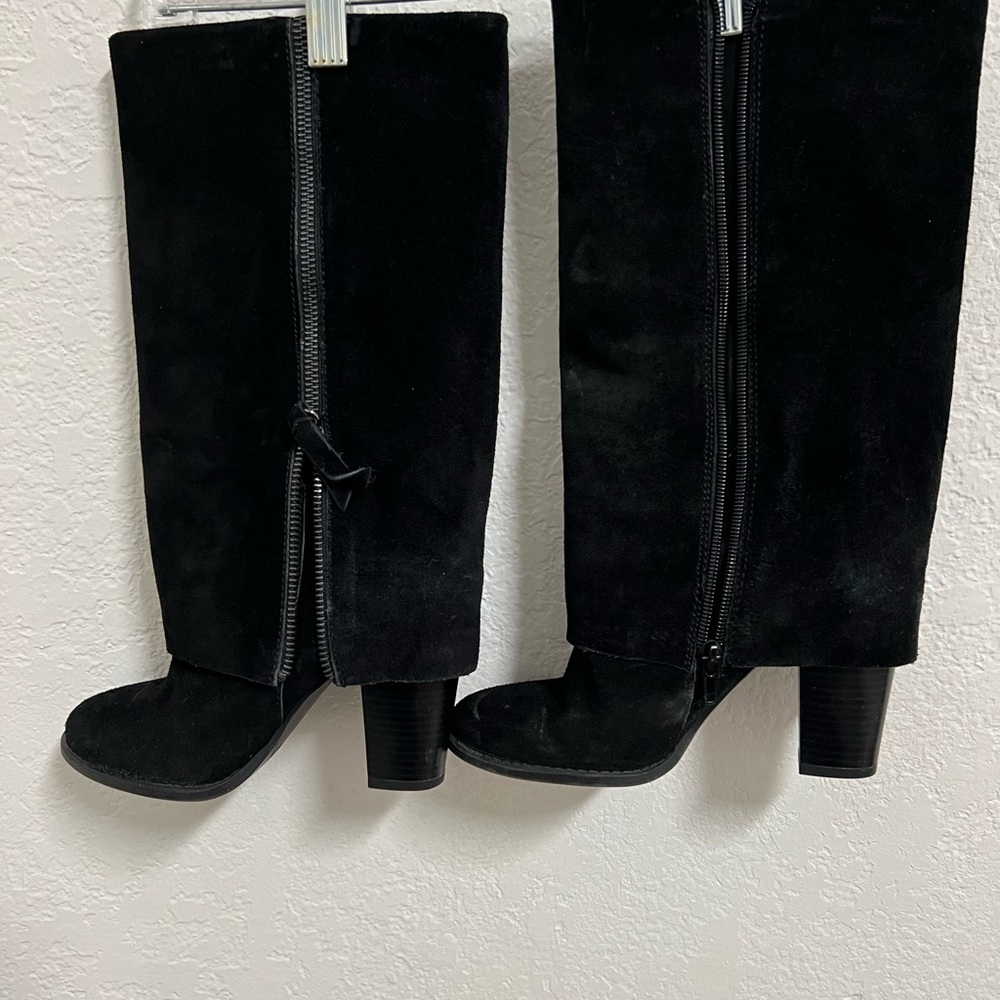 INC International Concepts Black Heeled Boots